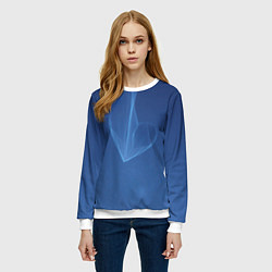 Свитшот женский Холодное сердце, цвет: 3D-белый — фото 2