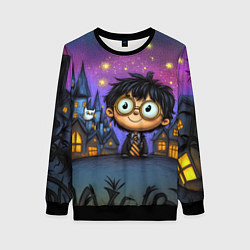 Женский свитшот Гарри Поттер мультяшный