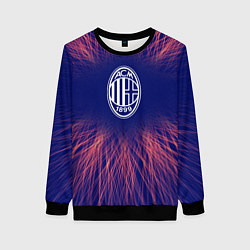 Свитшот женский AC Milan red energy, цвет: 3D-черный