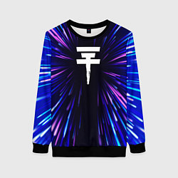 Свитшот женский Tokio Hotel neon energy, цвет: 3D-черный