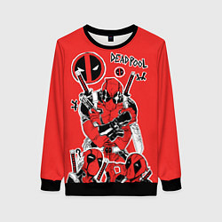 Женский свитшот Такой разный Дэдпул