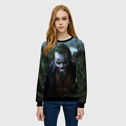 Свитшот женский Джокер в траве, цвет: 3D-черный — фото 2