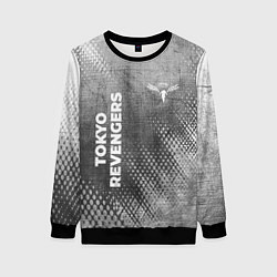 Свитшот женский Tokyo Revengers - grey gradient вертикально, цвет: 3D-черный