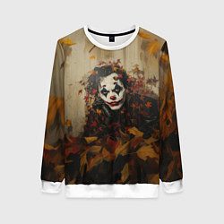 Свитшот женский Джокер - депрессивная осень, цвет: 3D-белый