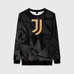 Свитшот женский Juventus golden poly, цвет: 3D-черный