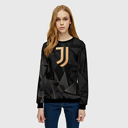 Свитшот женский Juventus golden poly, цвет: 3D-черный — фото 2