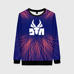 Женский свитшот Die Antwoord red energy