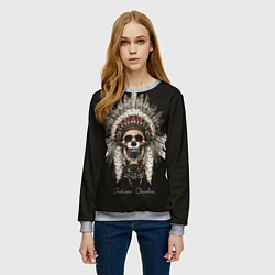 Свитшот женский Cherokee Indian, цвет: 3D-меланж — фото 2