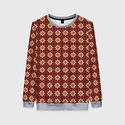 Свитшот женский Пряный анис, цвет: 3D-меланж