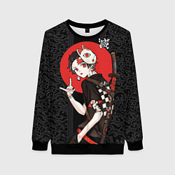 Женский свитшот Танджиро Камадо убийца демонов