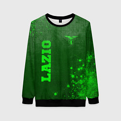 Свитшот женский Lazio - green gradient вертикально, цвет: 3D-черный