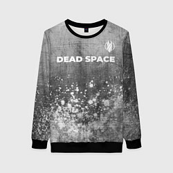 Свитшот женский Dead Space - grey gradient посередине, цвет: 3D-черный