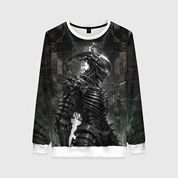 Женский свитшот Андроподобный демонический скелет