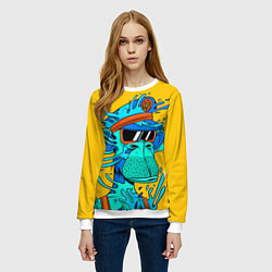 Свитшот женский NFT water ape, цвет: 3D-белый — фото 2