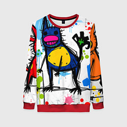 Женский свитшот Веселые зверята