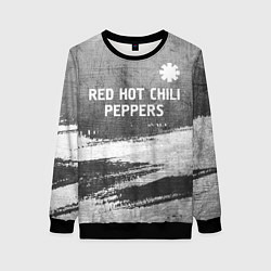 Женский свитшот Red Hot Chili Peppers - grey gradient посередине