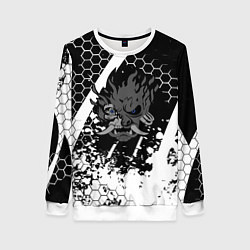 Свитшот женский Samurai соты краски, цвет: 3D-белый