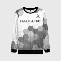 Женский свитшот Half-Life - white gradient посередине