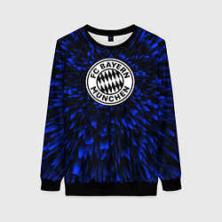 Свитшот женский Bayern blue energy, цвет: 3D-черный