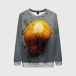 Женский свитшот Желтая боксерская перчатка