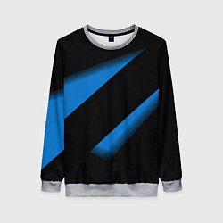 Женский свитшот Color blue black line