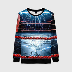 Женский свитшот Ринг и молния