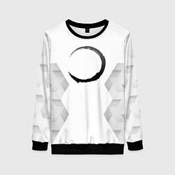 Женский свитшот Demon Slayer white poly