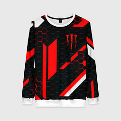 Женский свитшот Monster energy sport geometry