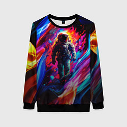 Женский свитшот Космос пламенный