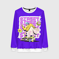 Женский свитшот Street Y2K girl violet