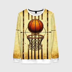 Женский свитшот Кольцо с баскетбольным мячом