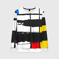 Женский свитшот В стиле пита мондриана