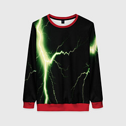 Женский свитшот Lightning yellow текстура