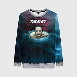 Свитшот женский Рассказ служанки - Джун, цвет: 3D-меланж