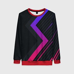 Женский свитшот Color black line