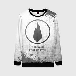 Свитшот женский Thousand Foot Krutch - white gradient, цвет: 3D-черный