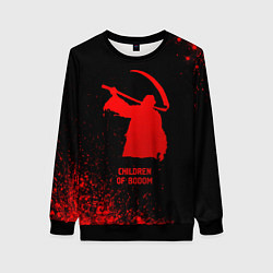 Женский свитшот Children of Bodom - red gradient