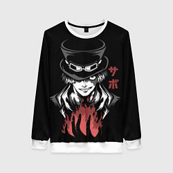 Свитшот женский Ван пис - Сабо, цвет: 3D-белый