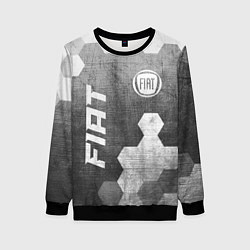 Свитшот женский Fiat - grey gradient вертикально, цвет: 3D-черный