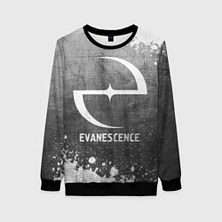 Женский свитшот Evanescence - grey gradient