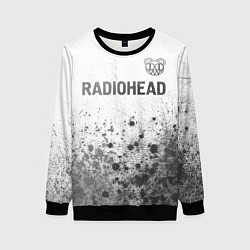 Свитшот женский Radiohead - white gradient посередине, цвет: 3D-черный