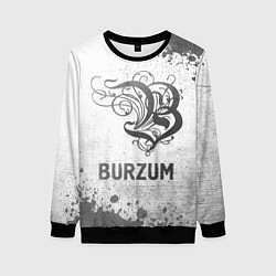 Женский свитшот Burzum - white gradient