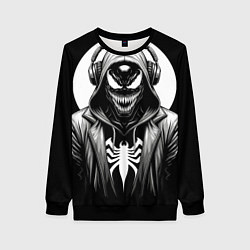 Свитшот женский Venom black, цвет: 3D-черный