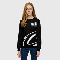 Свитшот женский Cleveland Cavaliers basketball, цвет: 3D-черный — фото 2