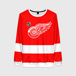 Свитшот женский Detroit Red Wings hockey, цвет: 3D-белый