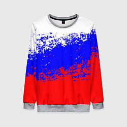 Свитшот женский Патриот - флаг, цвет: 3D-меланж