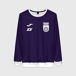 Женский свитшот Фк Уфа - сплошной фиолетовый цвет