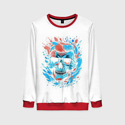 Женский свитшот Крутой череп