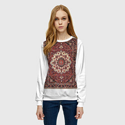Свитшот женский Ковёр советский, цвет: 3D-белый — фото 2