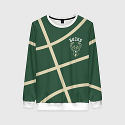 Женский свитшот Милуоки Бакс - баскетбольные линии